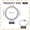 2Pcs Alloy Rhinestone Car Stickers STIC-CN0001-08-2