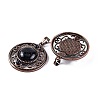 Synthetic Blue Goldstone Pendants G-Q158-03-14-2