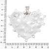 Tibetan Style Alloy Big Chandelier Component Links AL-CBA1187-14AS-3