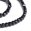 Natural Black Spinel Beads Strands G-E560-A04-4mm-3