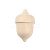 Unfinished Wood Display Decoration WOCR-PW0003-87A-1