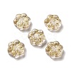 Transparent Plating Acrylic Beads OACR-L013-028-3