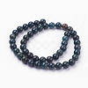 Natural Bloodstone Beads Strands G-N0120-25-8mm-2