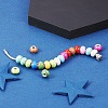 Imitation Turquoise Style Resin European Beads OPDL-Q132-M-6