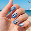 Stainless Steel DIY Nail Art Templates MRMJ-WH0092-180-5