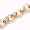 Handmade Transparent Acrylic Link Chains AJEW-JB00835-01-2
