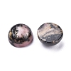 Natural Rhodonite Cabochons X-G-P393-R68-8MM-2