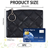 Rhombus Pattern PU Leather Zip Pouches ABAG-WH0040-12B-09-2