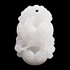 Natural White Jade Carved Pendants G-S384-01L-1