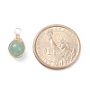 Natural Gemstone Pendants PALLOY-JF01392-3