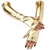 Polyester Long Fingerless Gloves AJEW-WH20018-117C-1