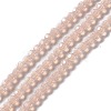 Faceted(32 Facets) Glass Beads Strands EGLA-J042-35A-02-1