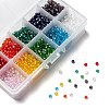 10 Colors Electroplate Glass Beads EGLA-JP0002-01B-4mm-5