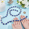 1 Yard Brass Glass Rhinestone Chains KK-NB0003-96B-3