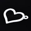 Spray Painted Alloy Pendants PALLOY-Q434-013A-NR-3