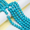 Natural Howlite Beads Strands G-C180-15C-4