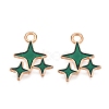 Alloy Enamel Pendants X1-ENAM-T020-38E-RS-1