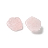 Natural Rose Quartz Carved Cabochons G-C185-01B-01-2