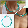 1 Strand Dyed Natural Trochus Shell Beads Strands SSHEL-PA0001-01D-6