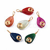 Natural Agate Pendants G-N326-137-1