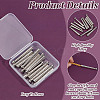 12Pcs Alloy Cord Ends FIND-HY0004-71P-4