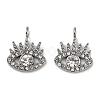 304 Stainless Steel Micro Pave Cubic Zirconia Charms STAS-K302-01B-P-1