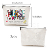 Polycotton Canvas Stroage Bags ABAG-WH0029-056-2