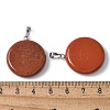 Natural Red Jasper Pendants G-A259-04P-05-3