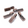 Tibetan Style Alloy Glue-on Flat Pad Bails LS-TIBE-4710-R-NR-1