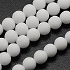 Natural White Jade Beads Strands G-D695-8mm-3