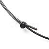 Pearl Luster Plated Round Faceted Natural Agate Pendant Necklace NJEW-JN03657-05-6