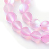 Synthetic Moonstone Beads Strands X-G-R375-6mm-A12-1