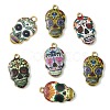 Alloy Enamel Pendants ENAM-CJ0001-37-9