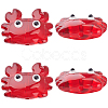 10Pcs Glass Enamel Beads LAMP-PA0001-44B-7