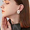 4 Pairs 4 Style Alloy Round Knot Clip-on Earrings for Women EJEW-AN0004-31-6