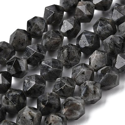 Natural Larvikite Beads Strands G-Z119-A32-03-1