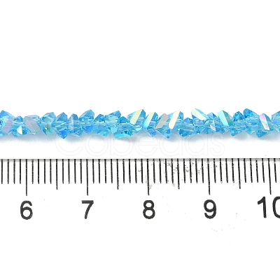 Transparent Glass Beads Strands EGLA-P061-04A-AB05-1