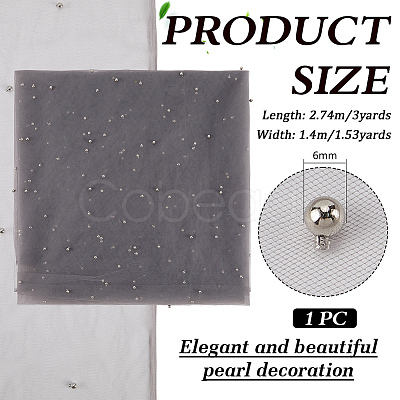 3 Yards Polyester Mesh Fabric DIY-WH0816-169B-1