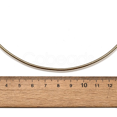 Casual Style 304 Stainless Steel Snake Chain Choker Necklaces X-STAS-O037-05G-1