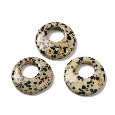 Natural Dalmatian Jasper Pendants G-T122-76J-1