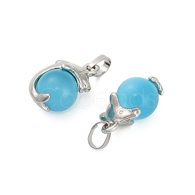 Cat Eye Ball Pendants CE-NH0001-01P-02-1