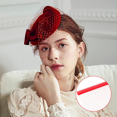 Deco Mesh Ribbons SRIB-WH0011-179A-03-1