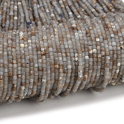 Natural Angelite Beads Strands G-RM2025-D45-2x2mm-1