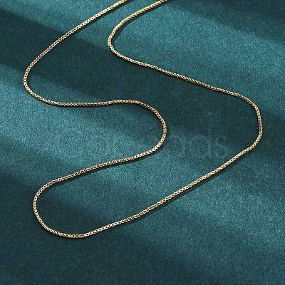 Brass Venetian Chain X-NJEW-E151-04G-1
