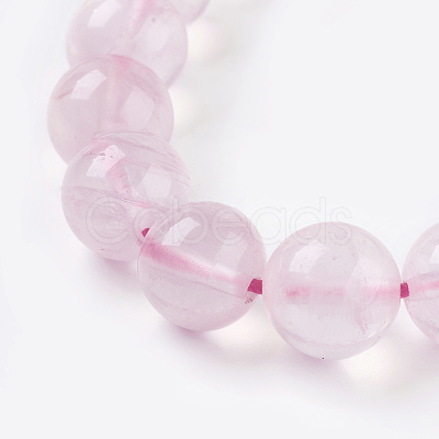 Natural Rose Quartz Beads Strands X-G-C076-12mm-3-1