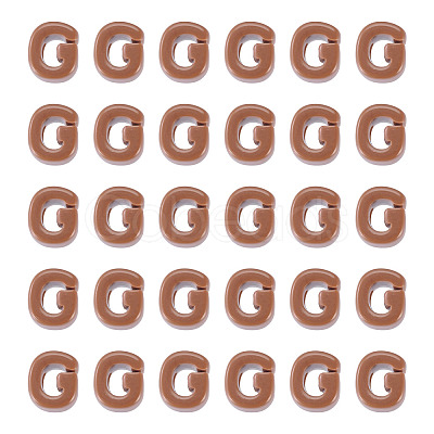 Opaque Acrylic European Beads OACR-TAC0019-006G-1