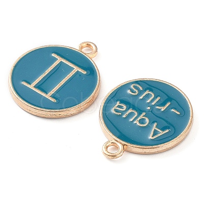 Alloy Enamel Pendants ENAM-S124-01A-05-1