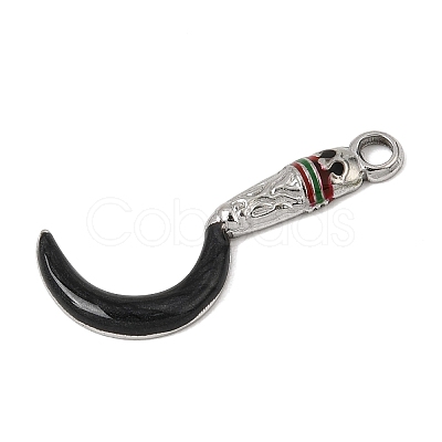 304 Stainless Steel Enamel Pendants SA-CBAA487-34P-1