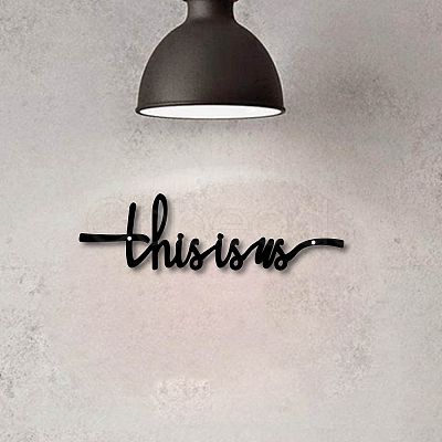 Iron Pendant Decorations HJEW-WH0013-045-1