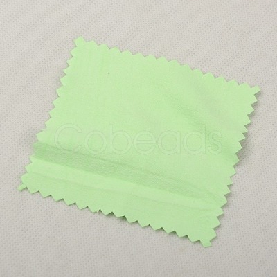Suede Fabric Square Silver Polishing Cloth AJEW-G004-03-1